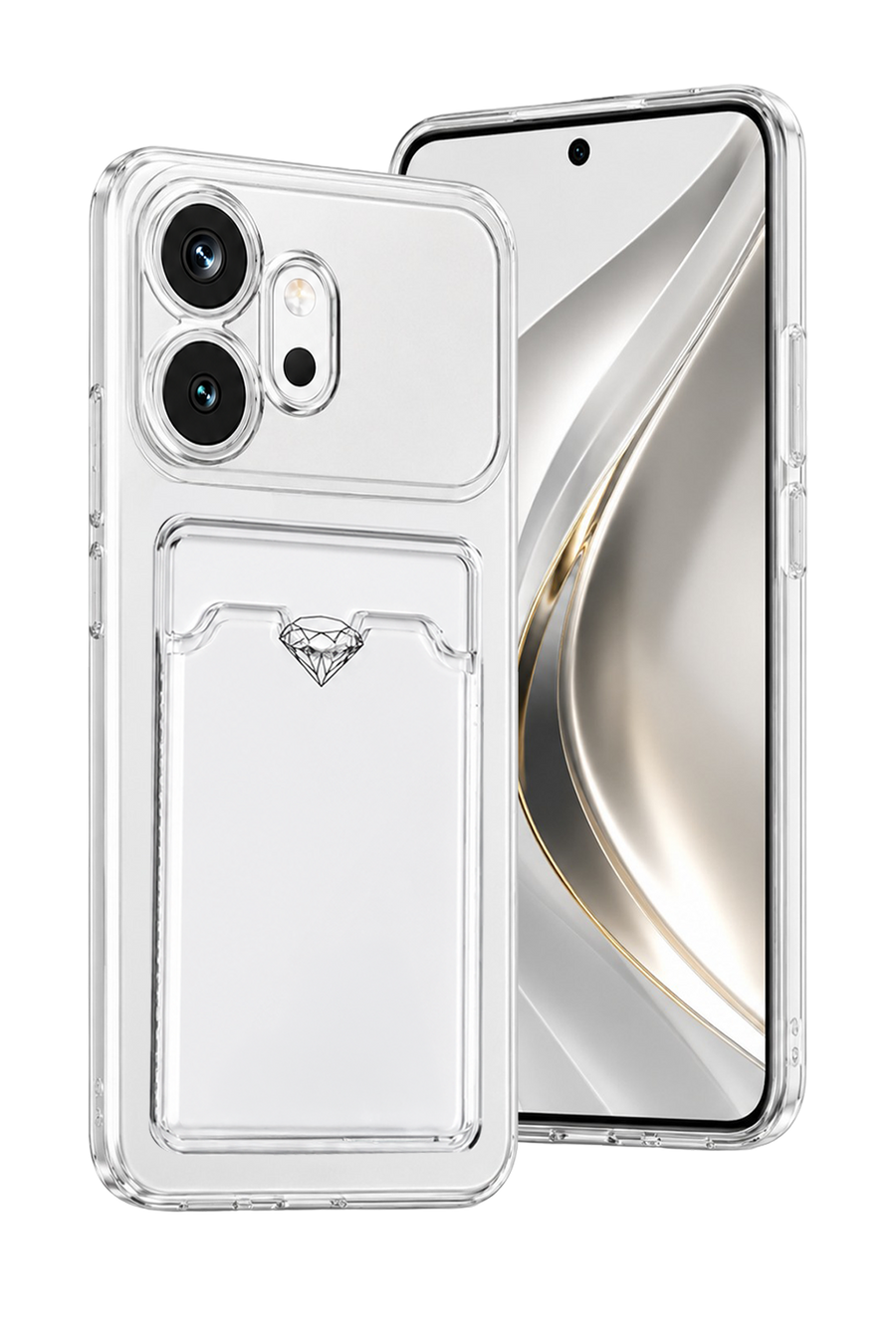 Newface Huawei Honor 600 Kart Şeffaf Silikon - Şeffaf