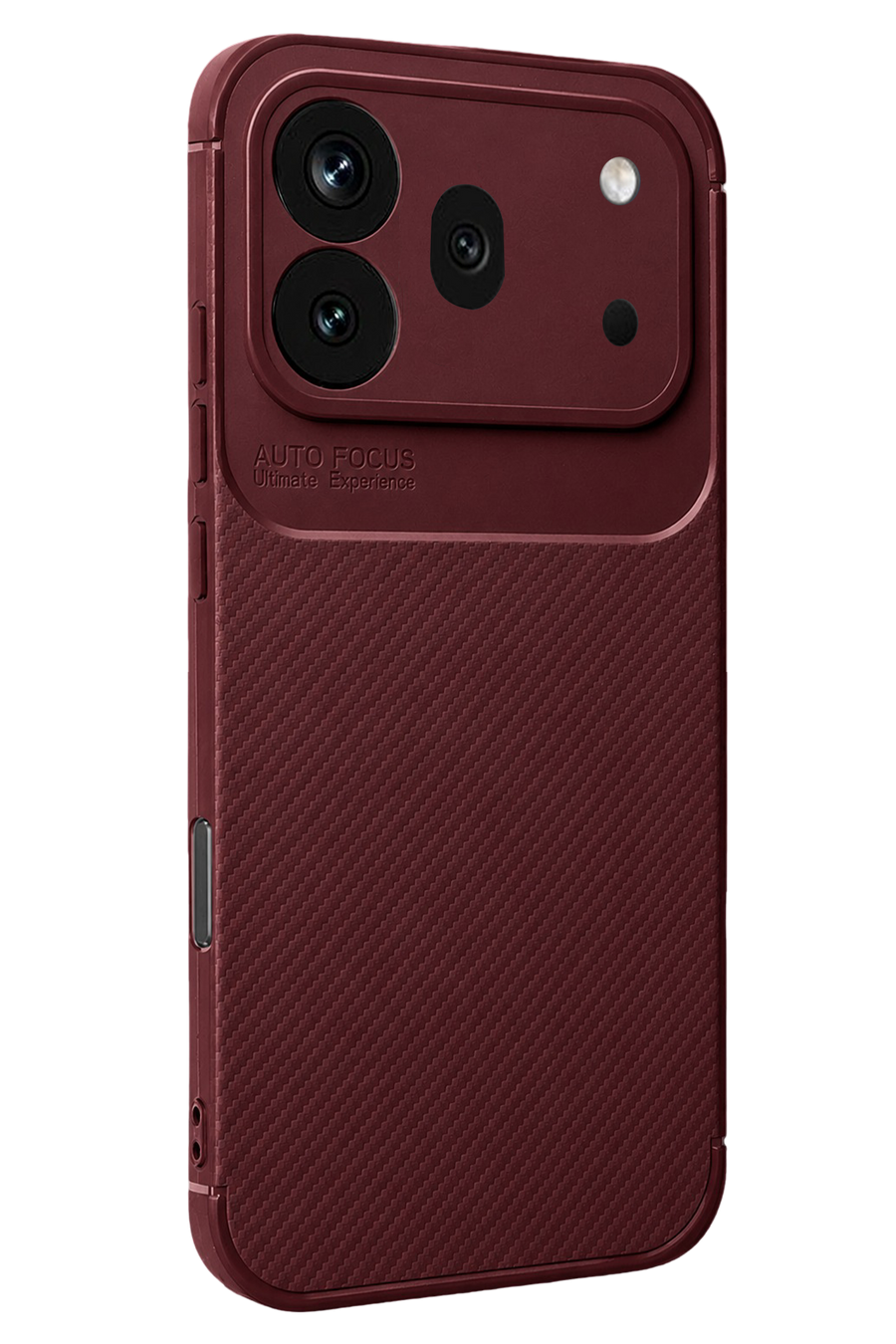 Newface Huawei Honor 600 Pro Auto Focus Karbon Kapak - Bordo