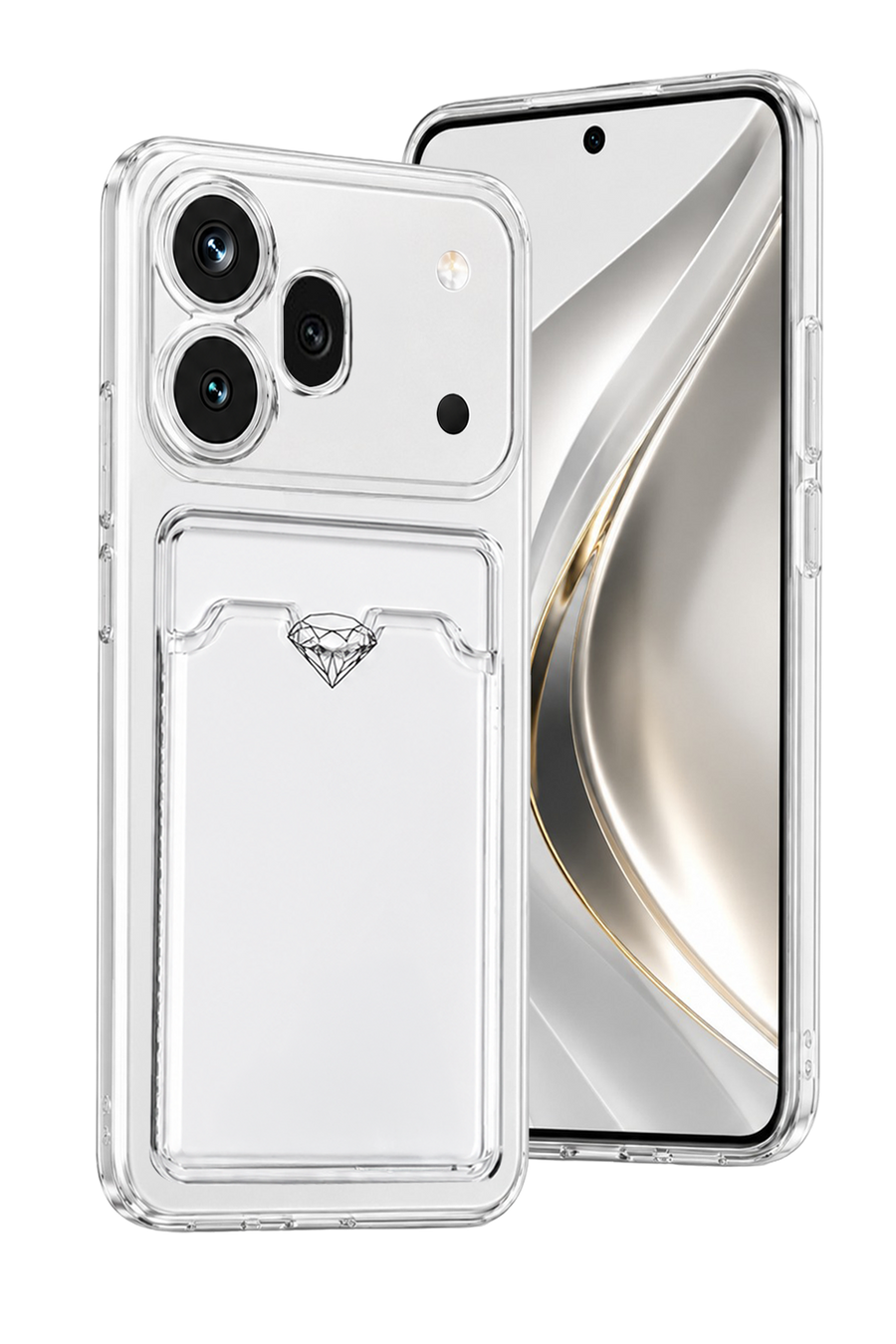 Newface Huawei Honor 600 Pro Kart Şeffaf Silikon - Şeffaf