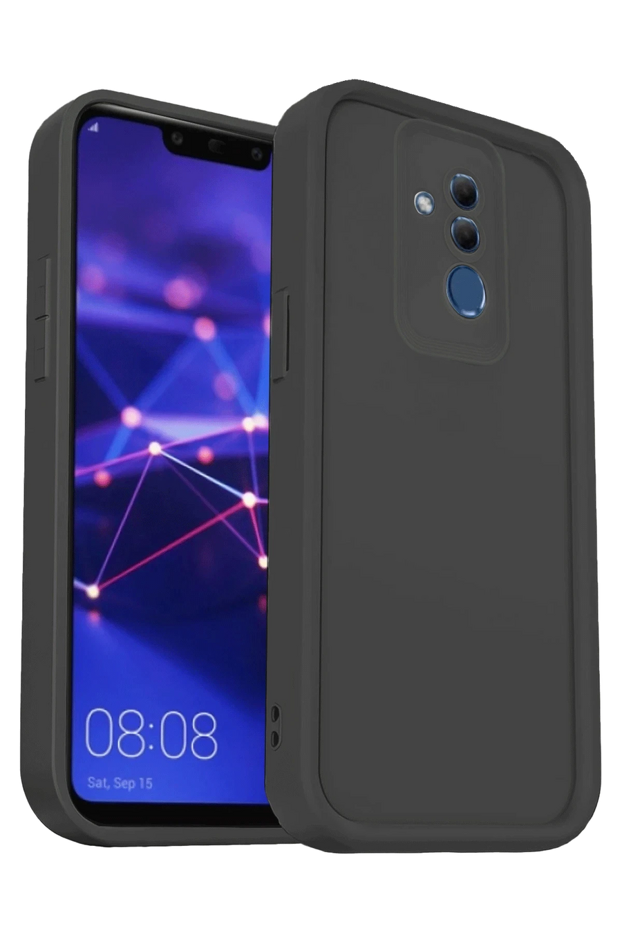 Newface Huawei Mate 20 Lite Kılıf Viera Silikon - Siyah
