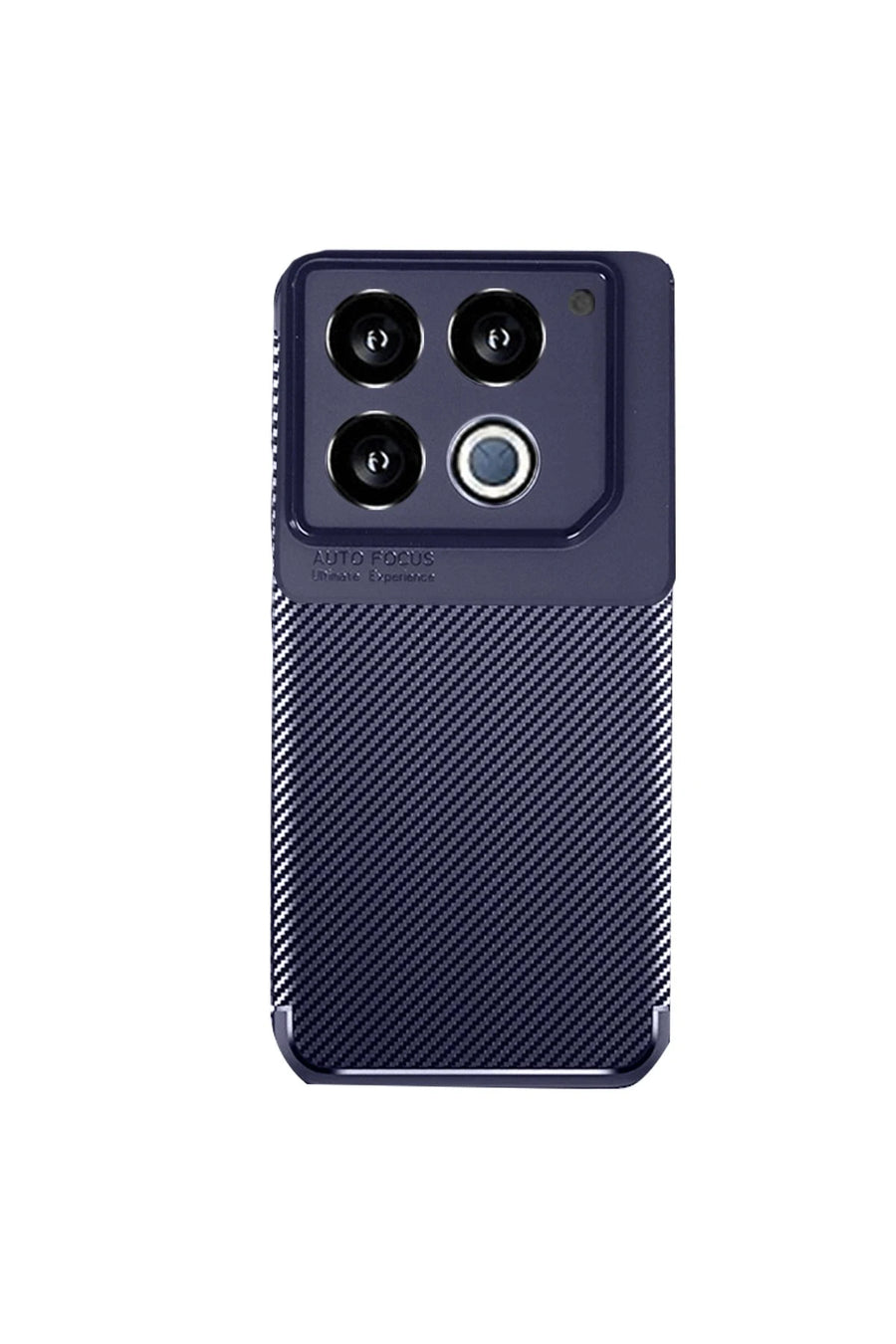 Newface İnfinix Note 40 Pro Kılıf Auto Focus Karbon Kapak - Lacivert
