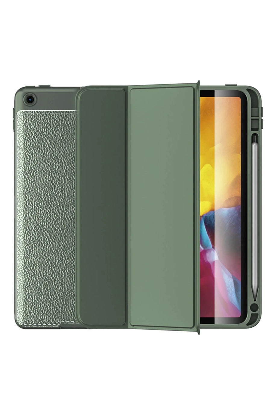 Newface Apple iPad 10.2 (7.nesil) Kılıf Tablet Focus Silikon - Yeşil