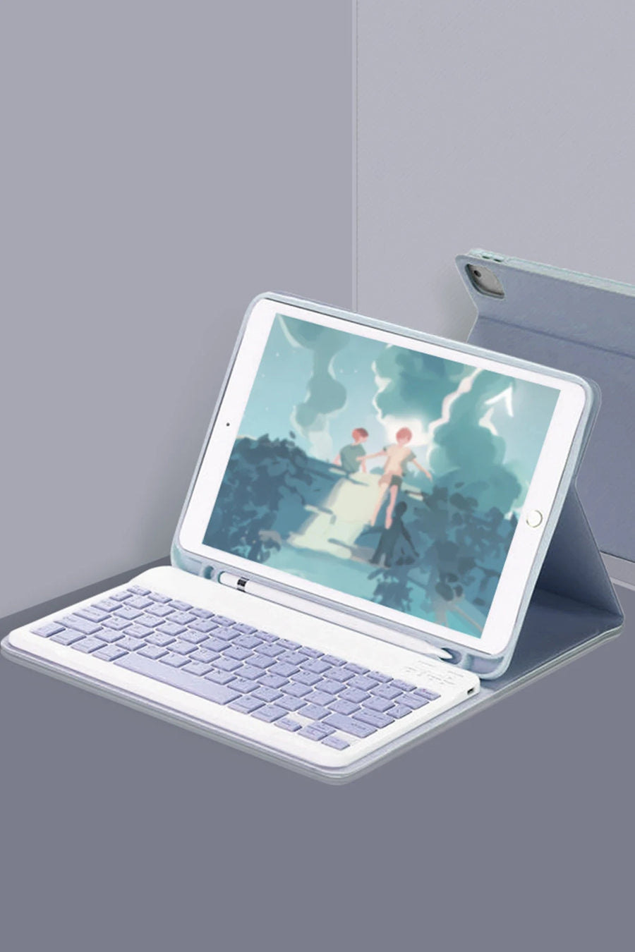 Newface Apple iPad Pro 11 (2022) Kılıf KC01 Smart Klavyeli Tablet Kılıfı - Lacivert
