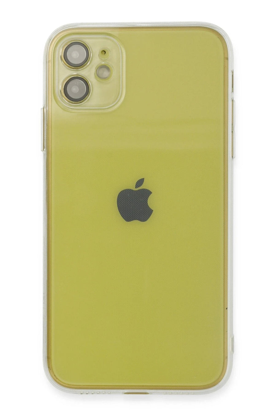 Newface Apple iPhone 12 Kılıf Fly Lens Silikon - Şeffaf