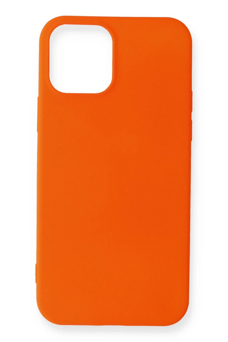 Newface Apple iPhone 12 Mini Kılıf First Silikon - Turuncu