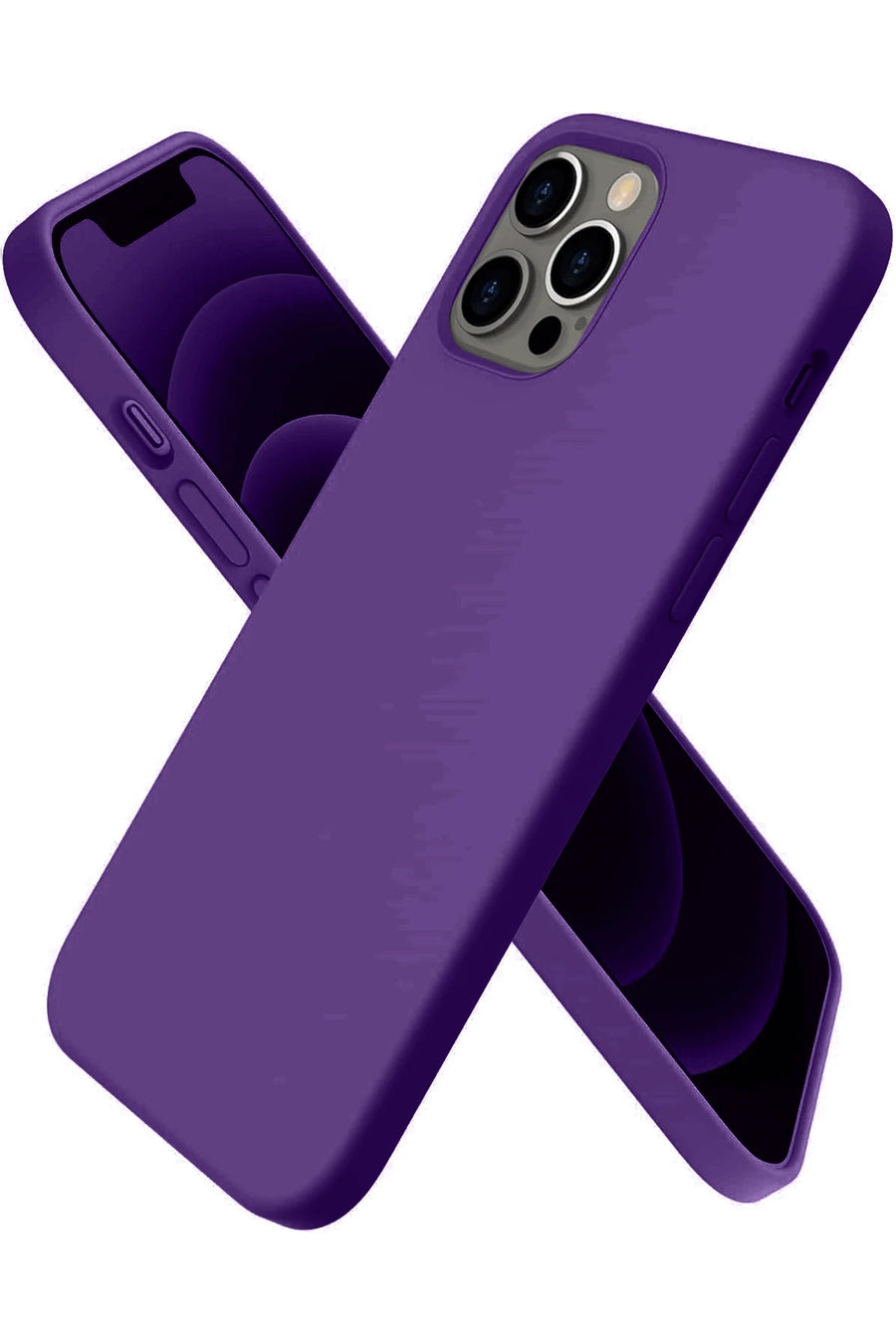 Newface Apple iPhone 12 Pro Kılıf First Silikon - Mürdüm