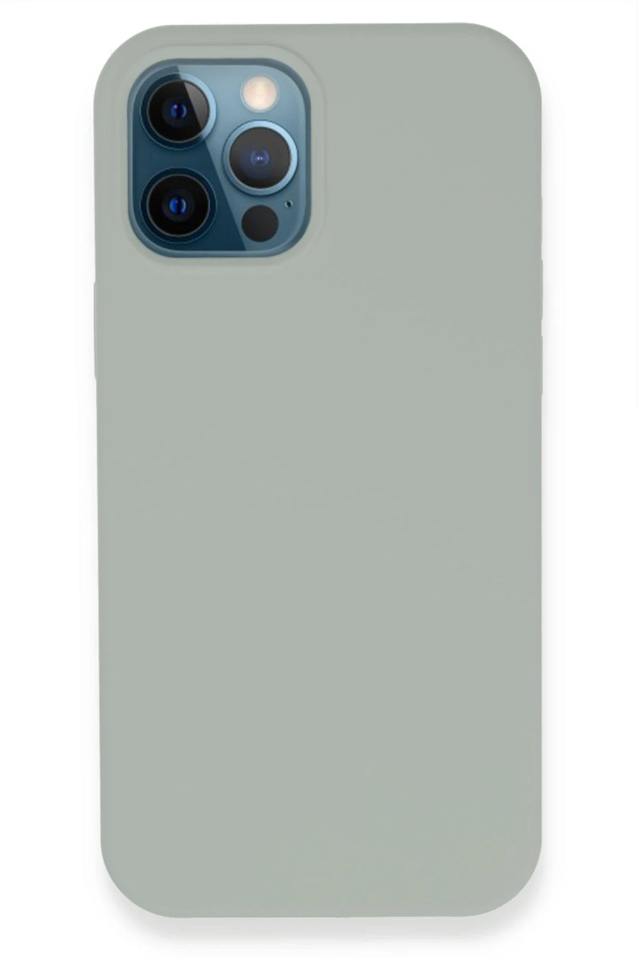 Newface Apple iPhone 12 Pro Kılıf Lansman Legant Silikon - Açık Gri