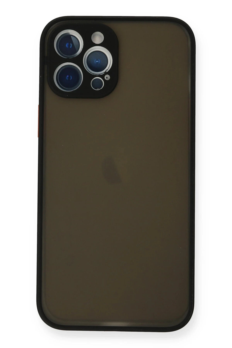 Newface Apple iPhone 12 Pro Kılıf Montreal Silikon Kapak - Siyah