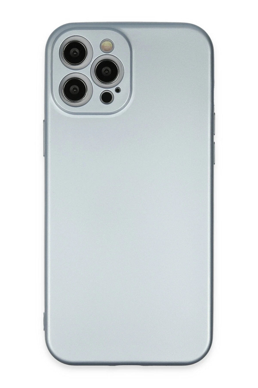 Newface Apple iPhone 12 Pro Max Kılıf Nano içi Kadife Silikon - Sky Blue