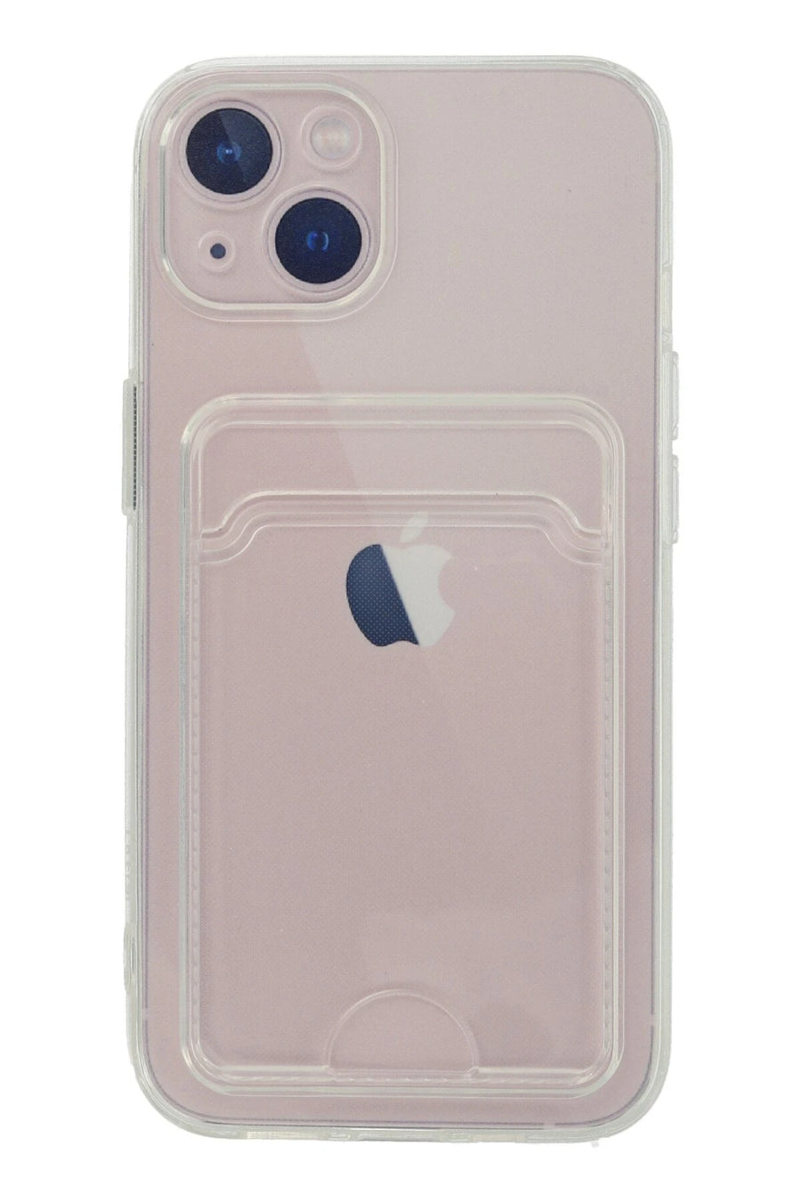 Newface Apple iPhone 13 Mini Kılıf Kart Şeffaf Silikon - Şeffaf