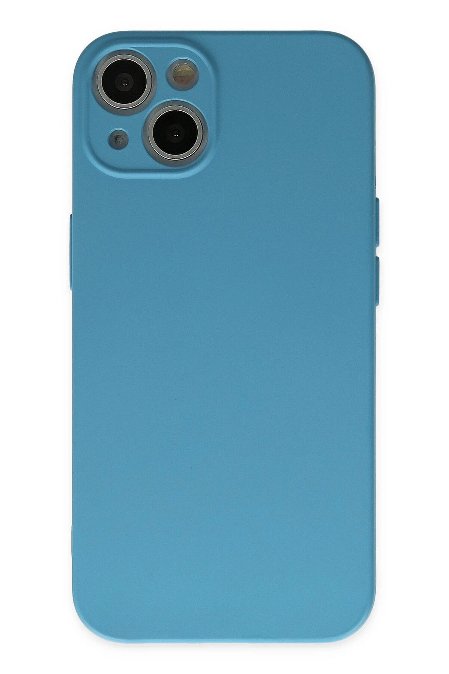 Newface Apple iPhone 13 Mini Kılıf Nano içi Kadife Silikon - Mavi