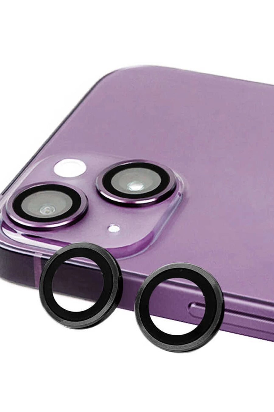 Newface Apple iPhone 13 Mini Raze Metal Kamera Lens - Siyah