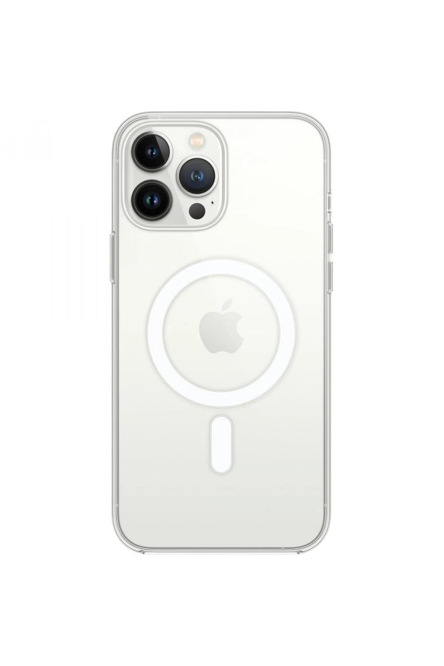 Newface Apple iPhone 13 Pro Kılıf Magneticsafe Şeffaf Silikon - Şeffaf