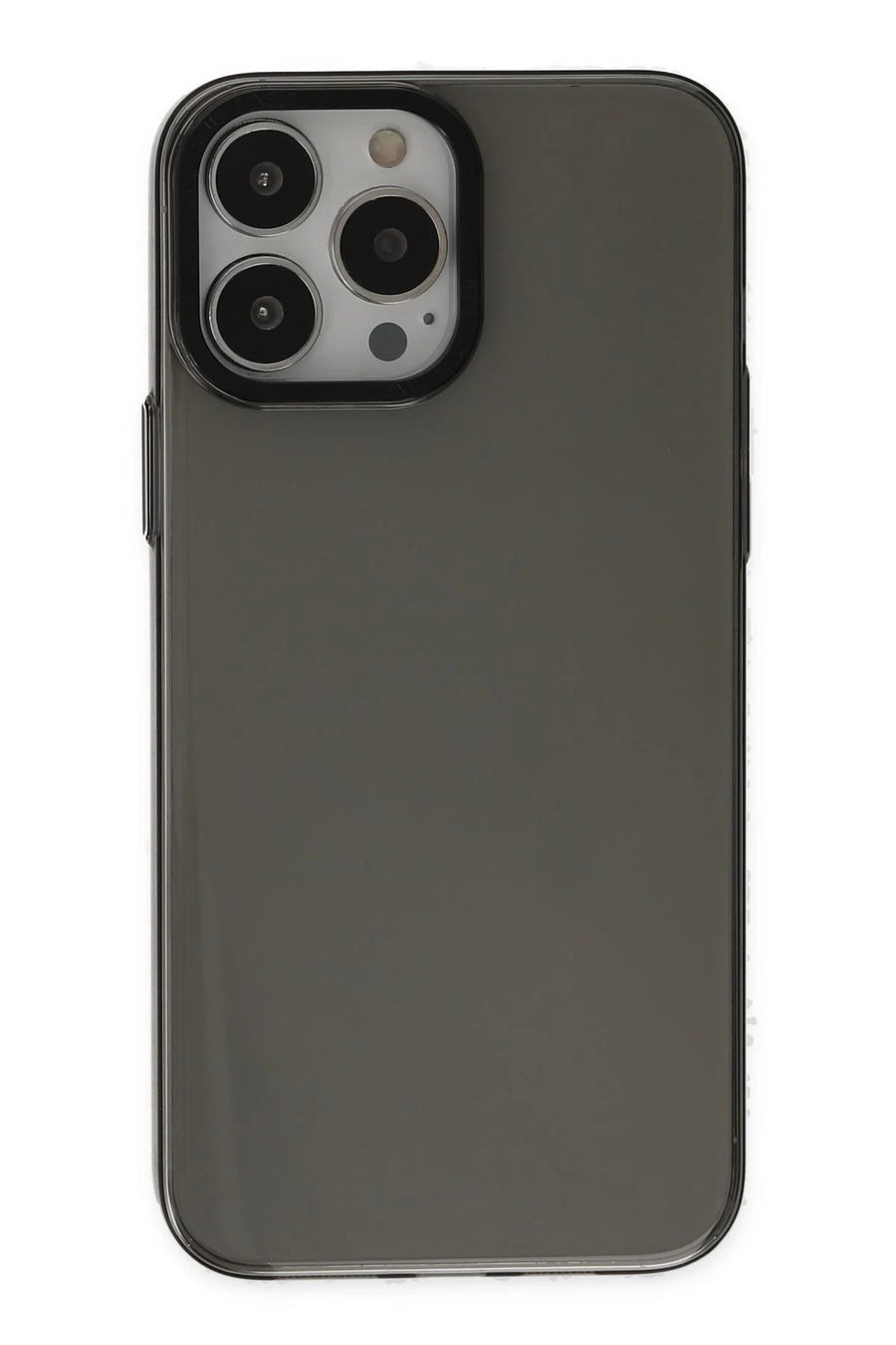 Newface Apple iPhone 13 Pro Max Kılıf Anka PC Sert Metal Kapak - Siyah