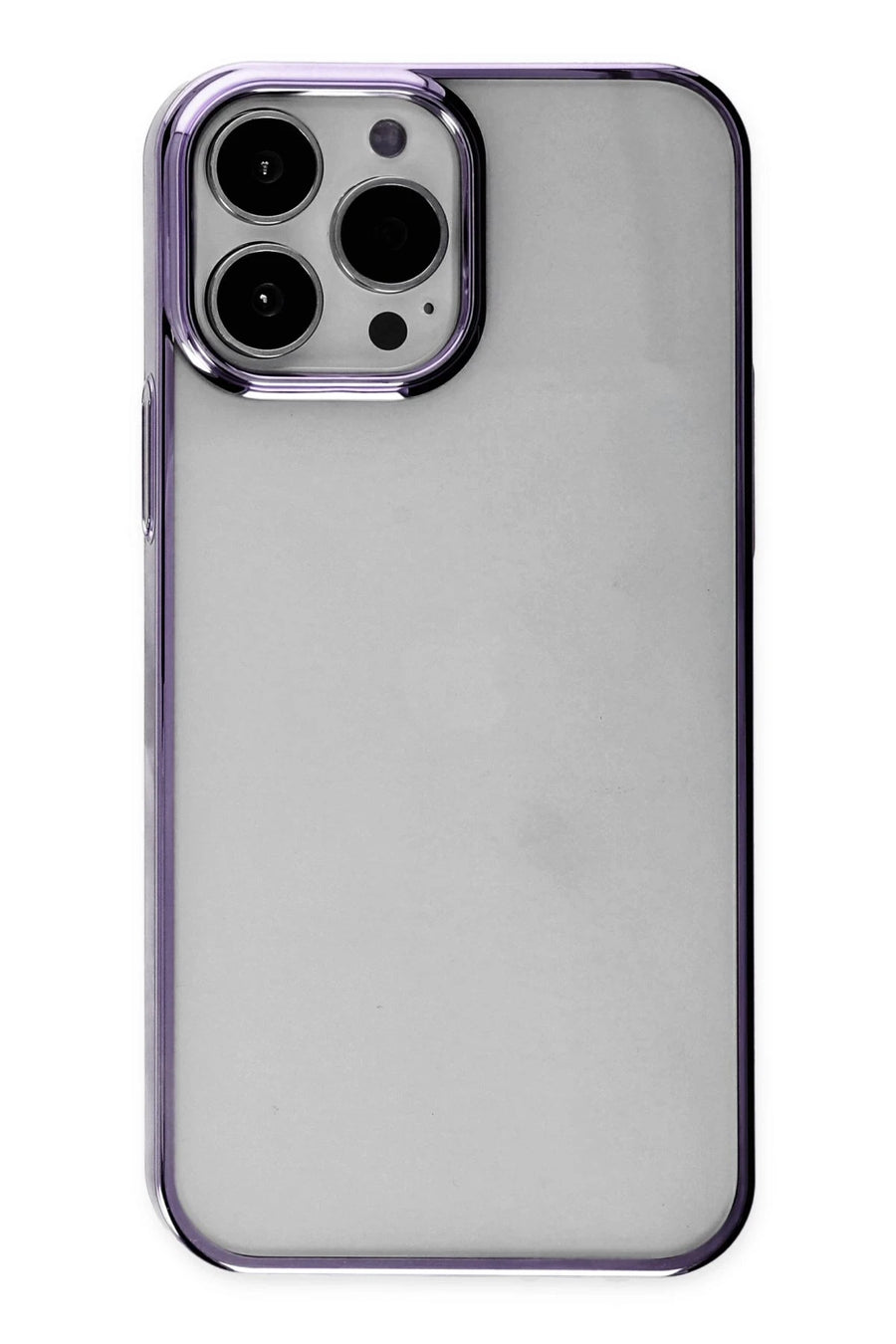 Newface Apple iPhone 13 Pro Max Kılıf Element Silikon - Mor