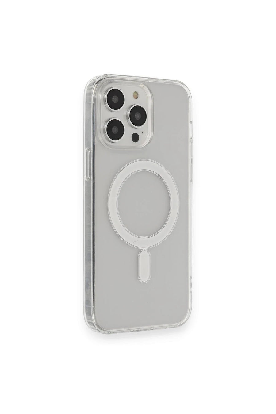 Newface Apple iPhone 13 Pro Max Kılıf Matte Şeffaf Magneticsafe - Şeffaf