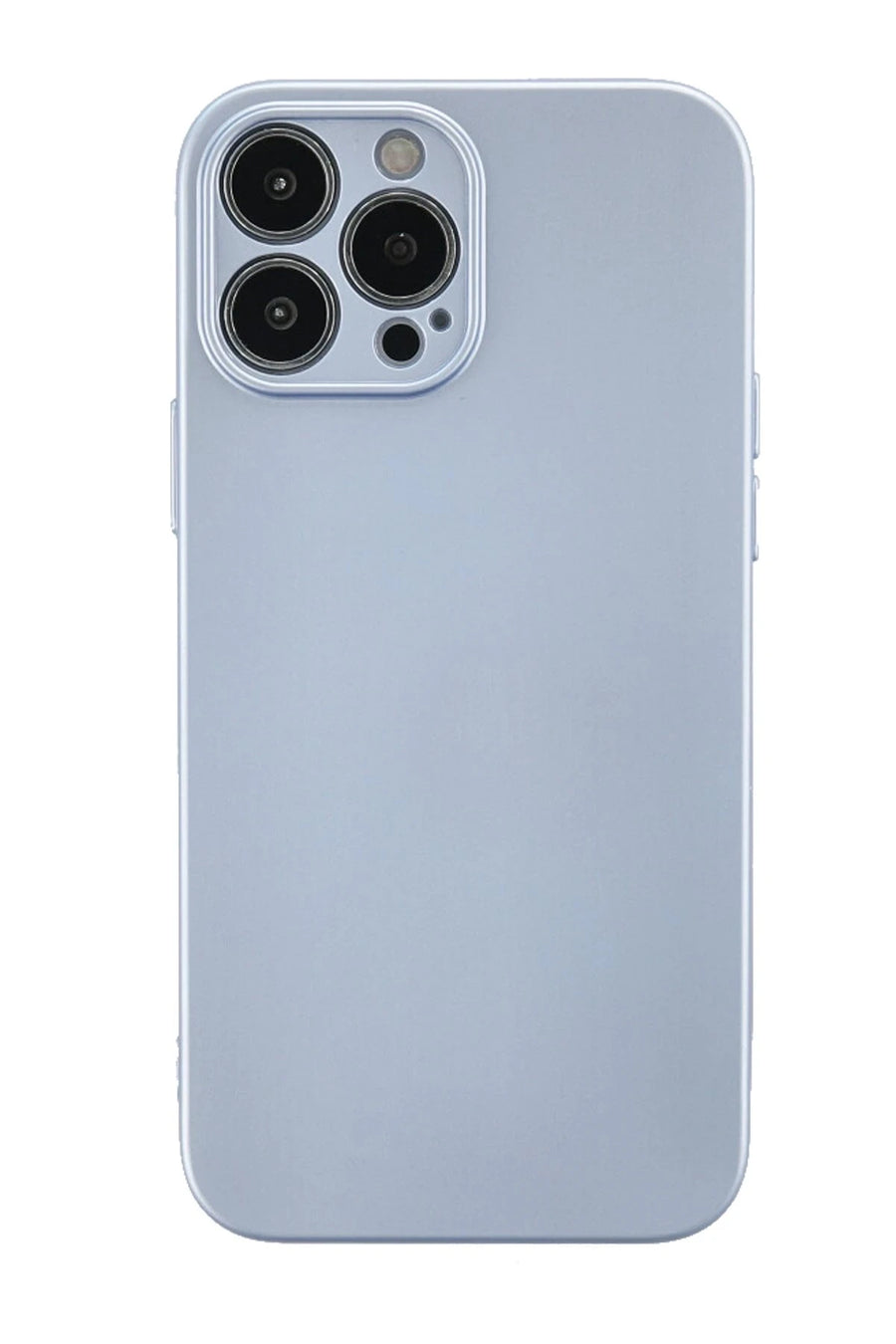 Newface Apple iPhone 13 Pro Max Kılıf Nano içi Kadife Silikon - Sky Blue