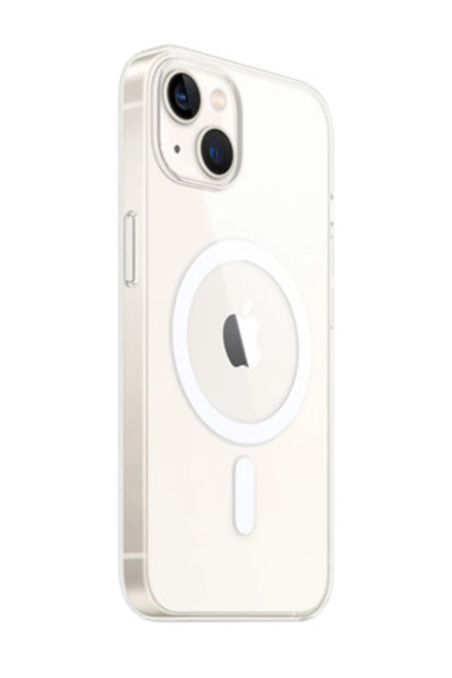 Newface Apple iPhone 14 Kılıf Magneticsafe Şeffaf Silikon - Şeffaf