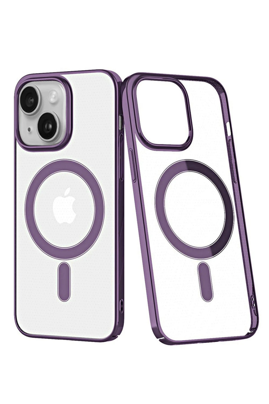 Newface Apple iPhone 14 Plus Kılıf Element Magneticsafe Sert Kapak - Mor