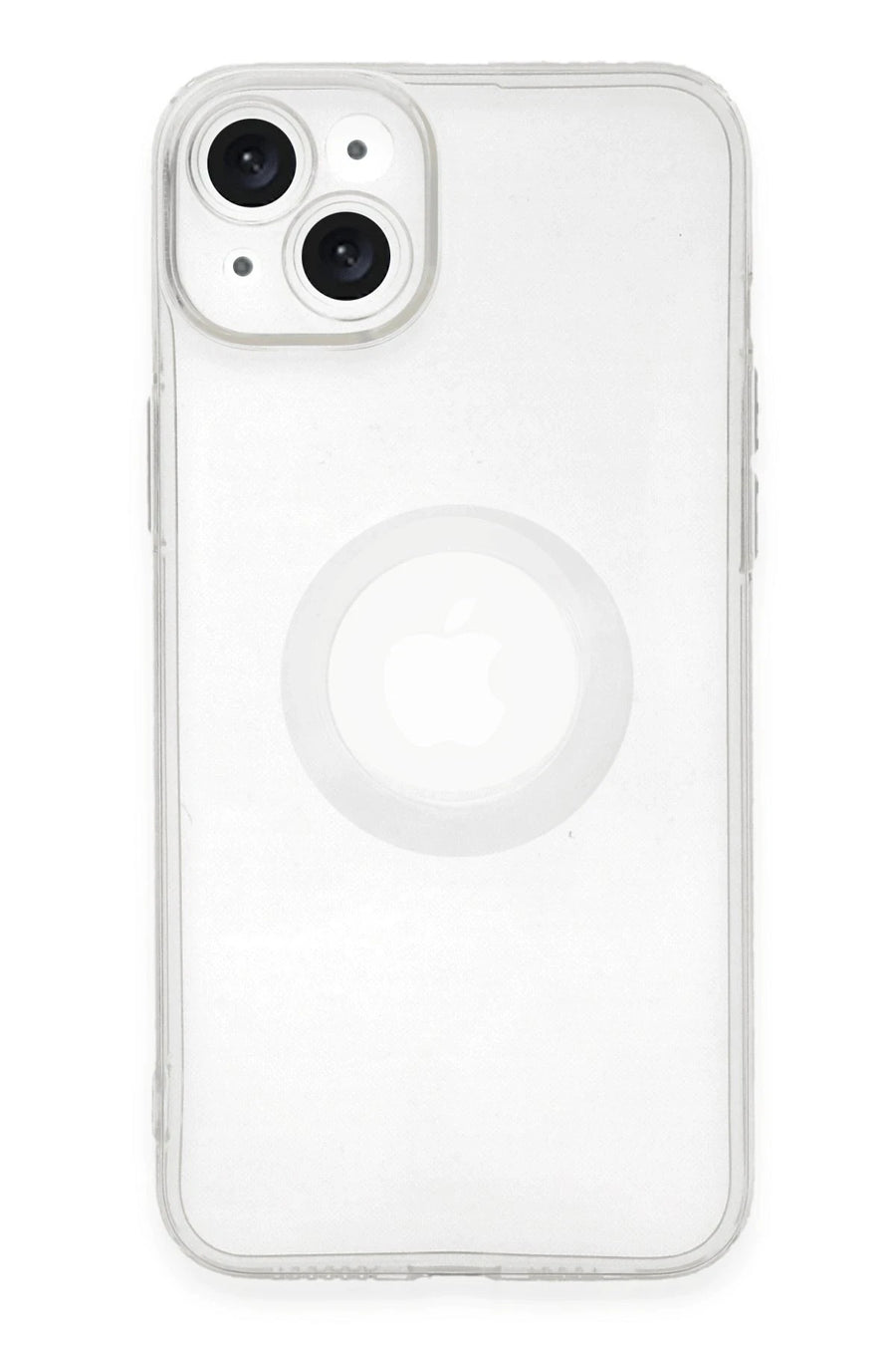 Newface Apple iPhone 14 Plus Kılıf Santa Lens Silikon - Şeffaf