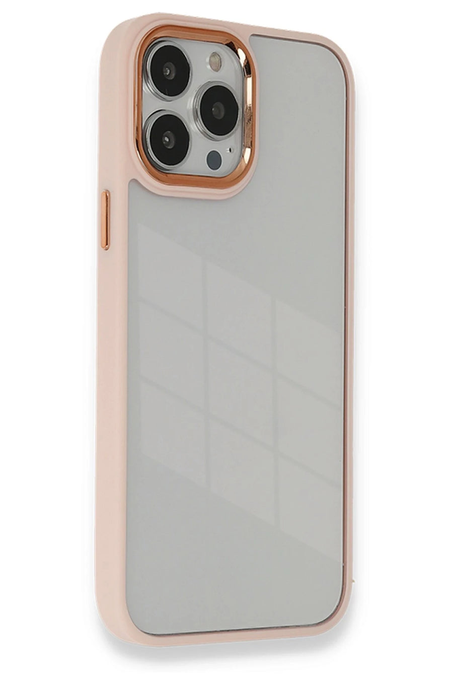 Newface Apple iPhone 14 Pro Max Kılıf Dora Kapak - Pudra