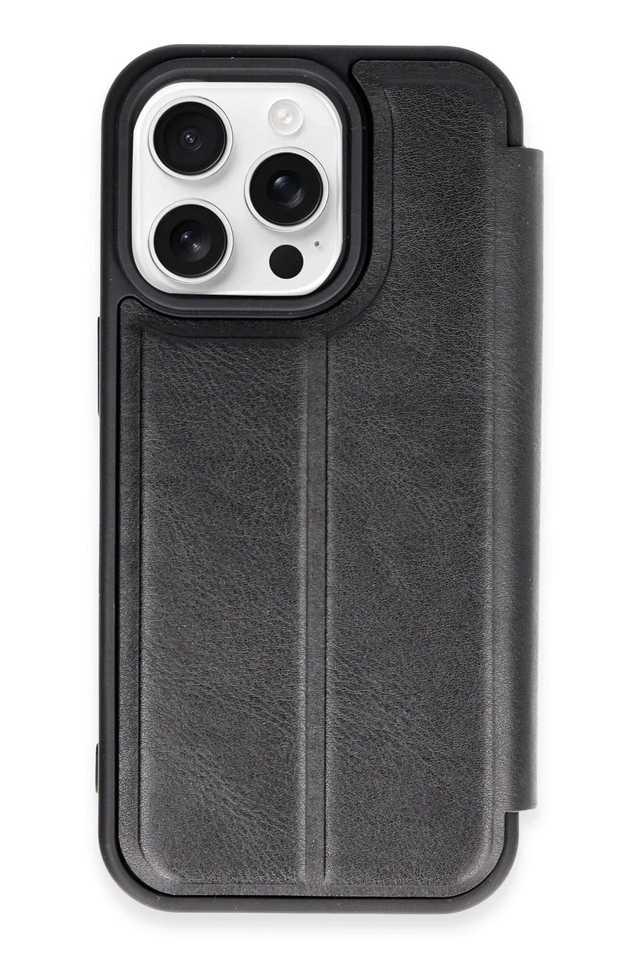 Newface Apple iPhone 14 Pro Max Kılıf Flip Cover - Siyah
