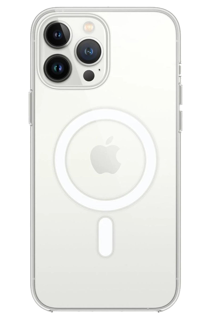 Newface Apple iPhone 14 Pro Max Kılıf Magneticsafe Şeffaf Silikon - Şeffaf