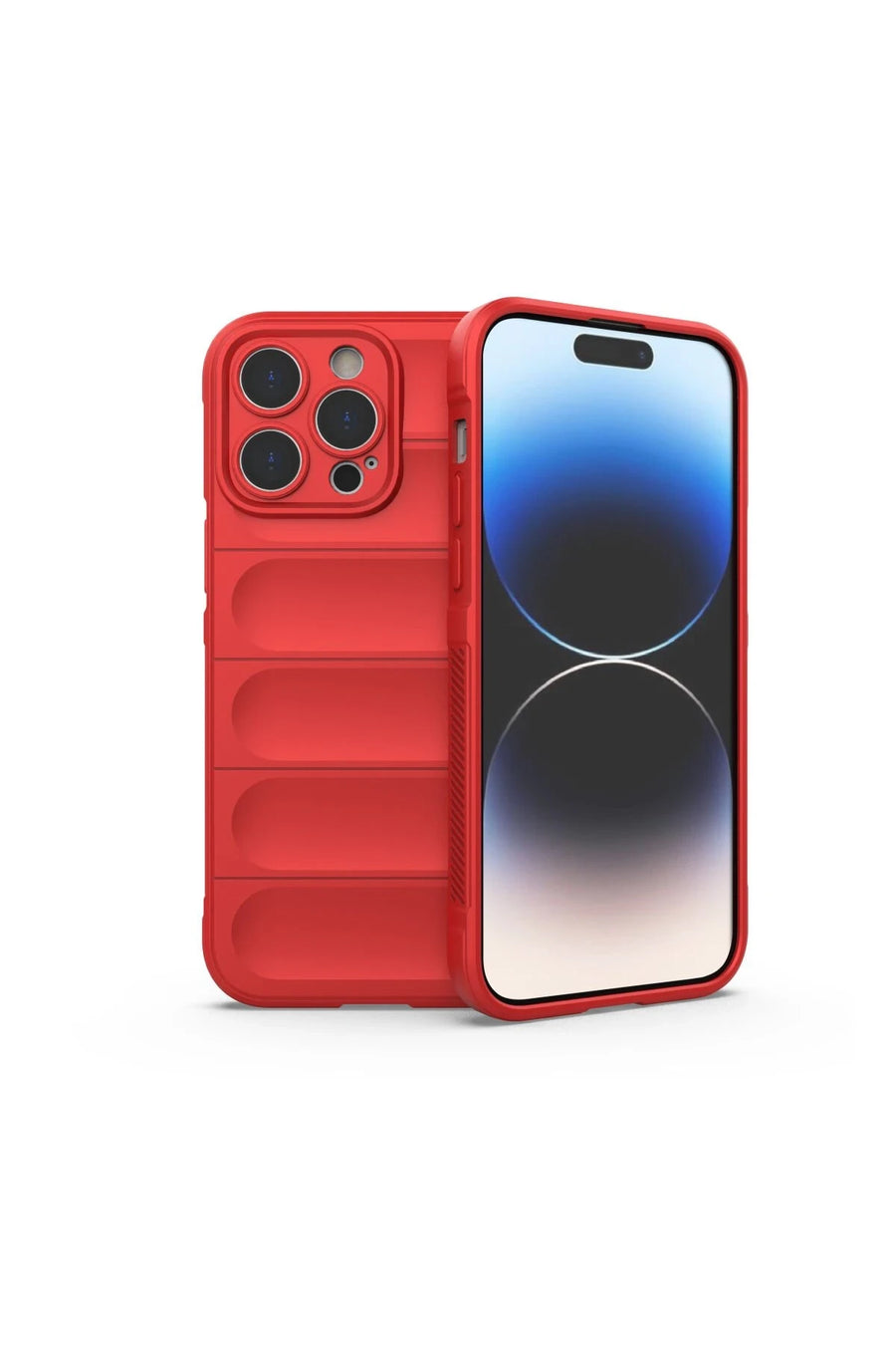 Newface Apple iPhone 14 Pro Max Kılıf Optimum Silikon - Kırmızı
