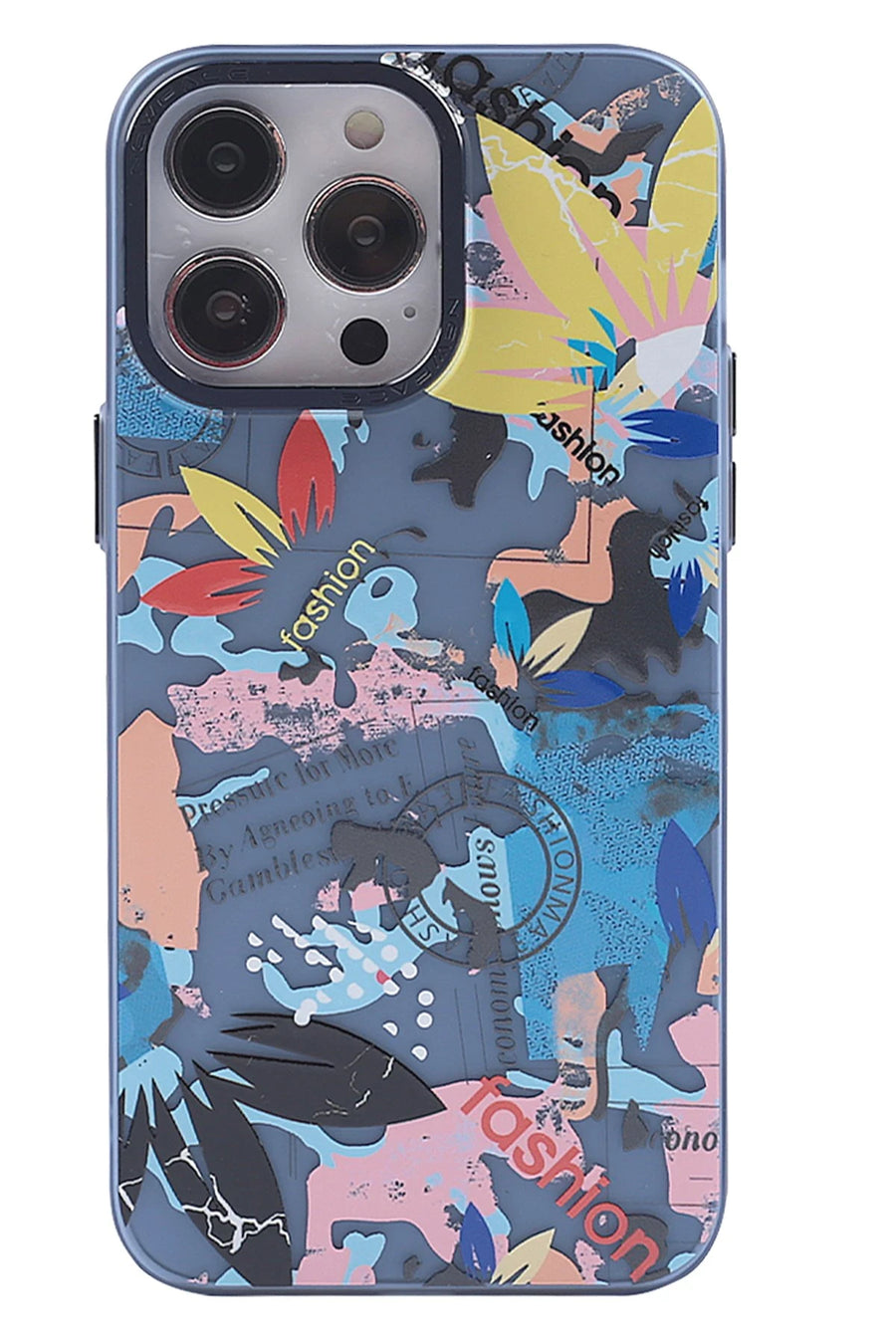 Newface Apple iPhone 14 Pro Max Kılıf Prada Desenli Kapak - Prada Pembe - 1