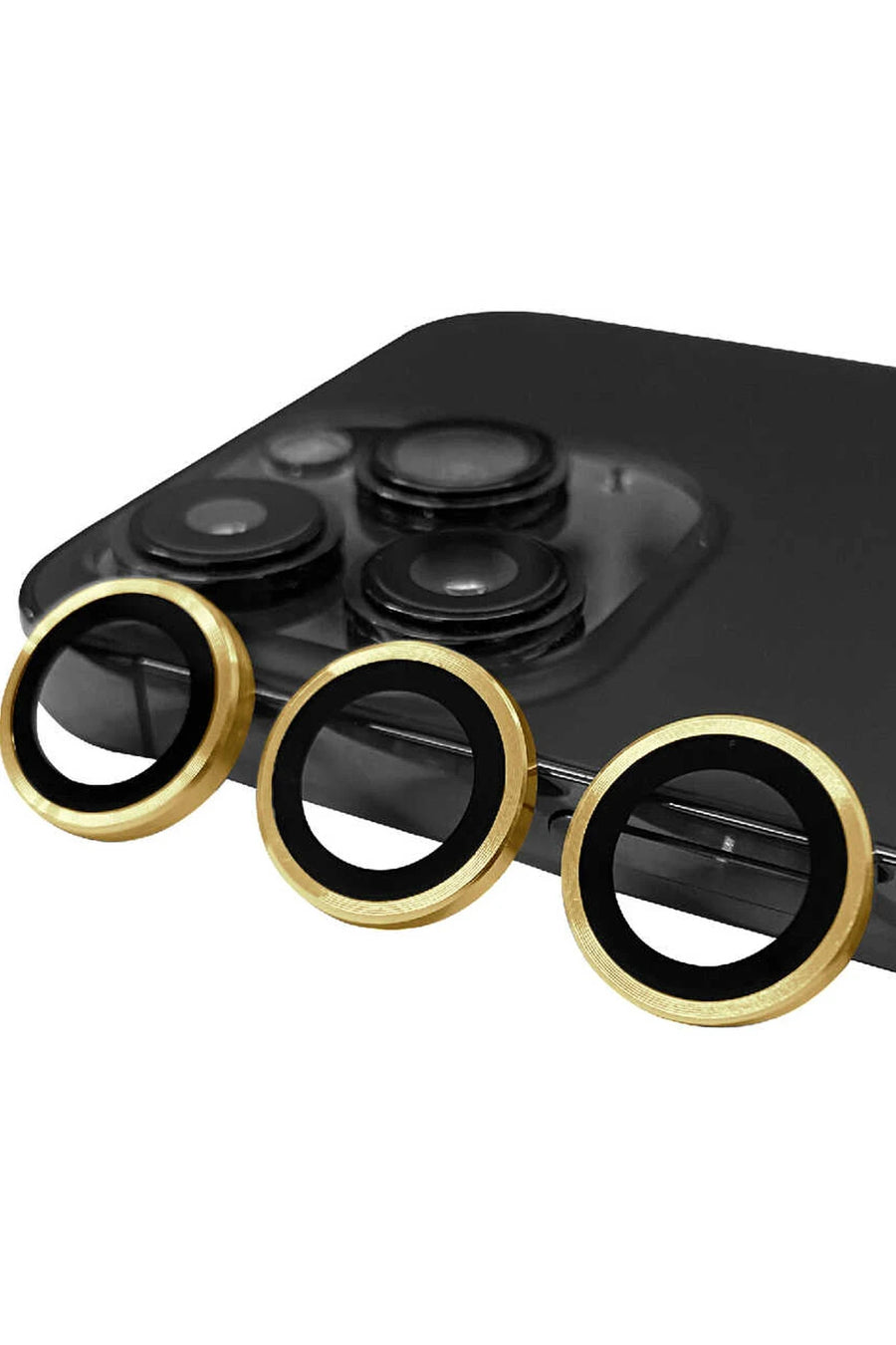 Newface Apple iPhone 14 Pro Raze Metal Kamera Lens - Gold