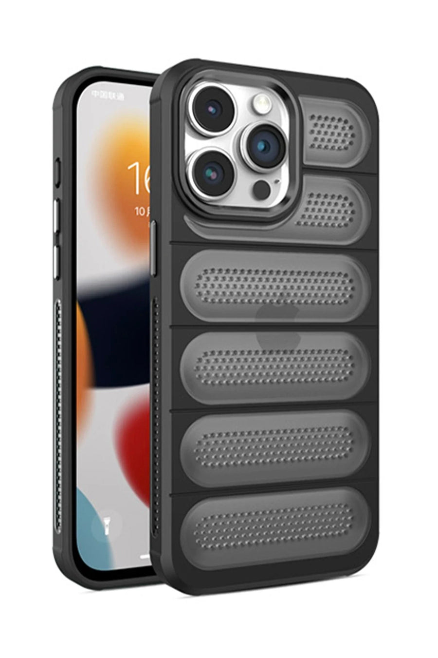 Newface Apple iPhone 15 Pro Max Kılıf Airmax Silikon Kapak - Siyah