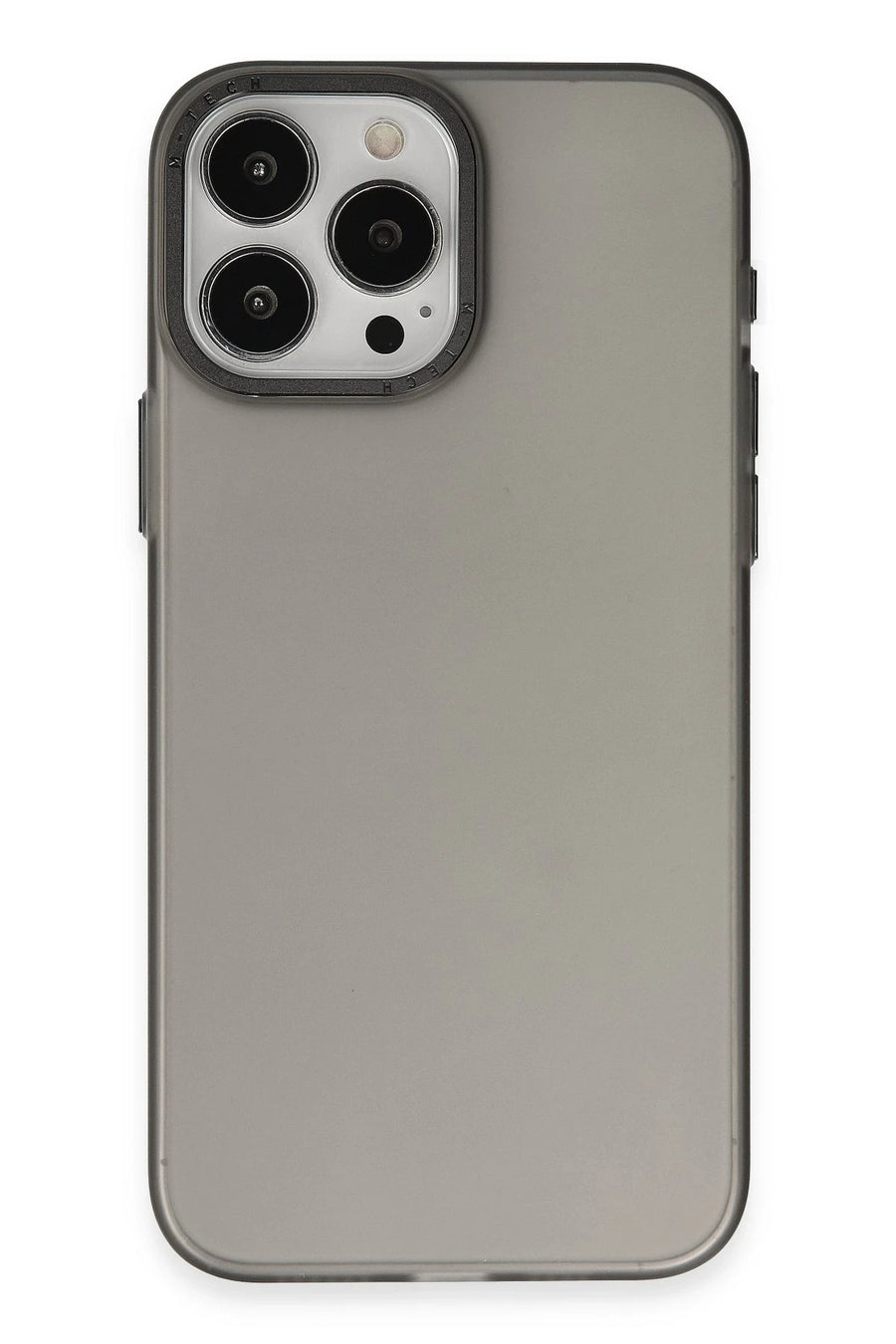 Newface Apple iPhone 15 Pro Max Kılıf Modos Metal Kapak - Siyah