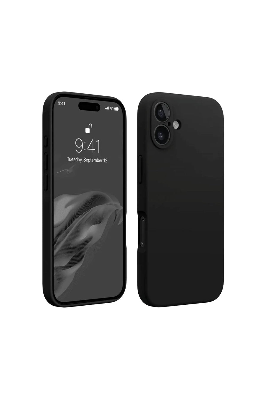 Newface Apple iPhone 16 Kılıf First Silikon - Siyah
