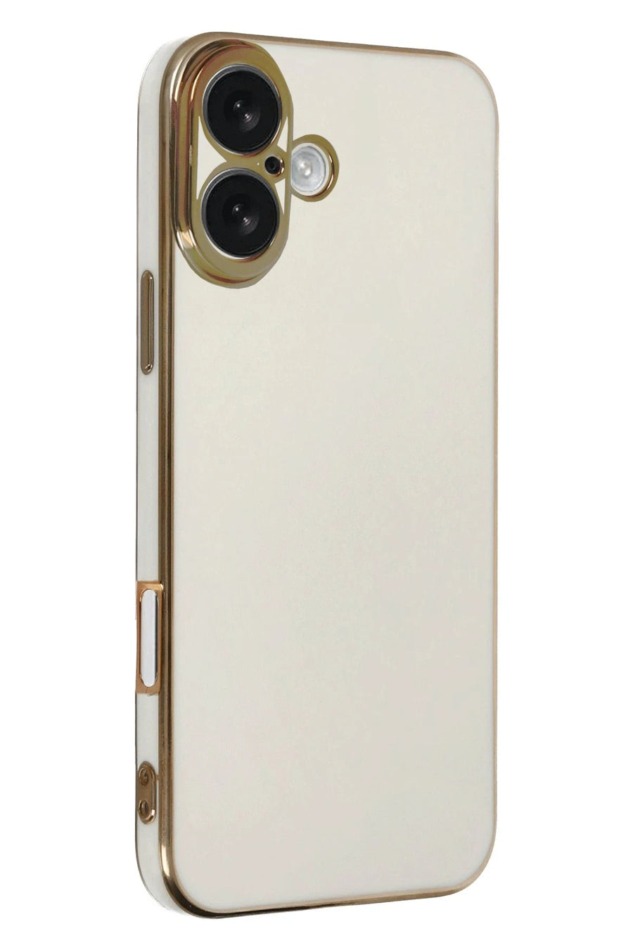 Newface Apple iPhone 16 Kılıf Volet Silikon - Beyaz