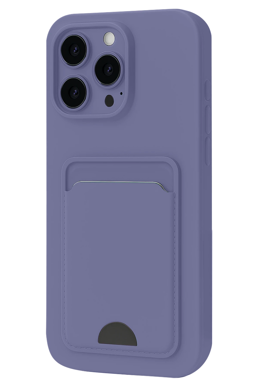 Newface Apple iPhone 16 Pro Max Kılıf Kelvin Kartvizitli Silikon - Lila