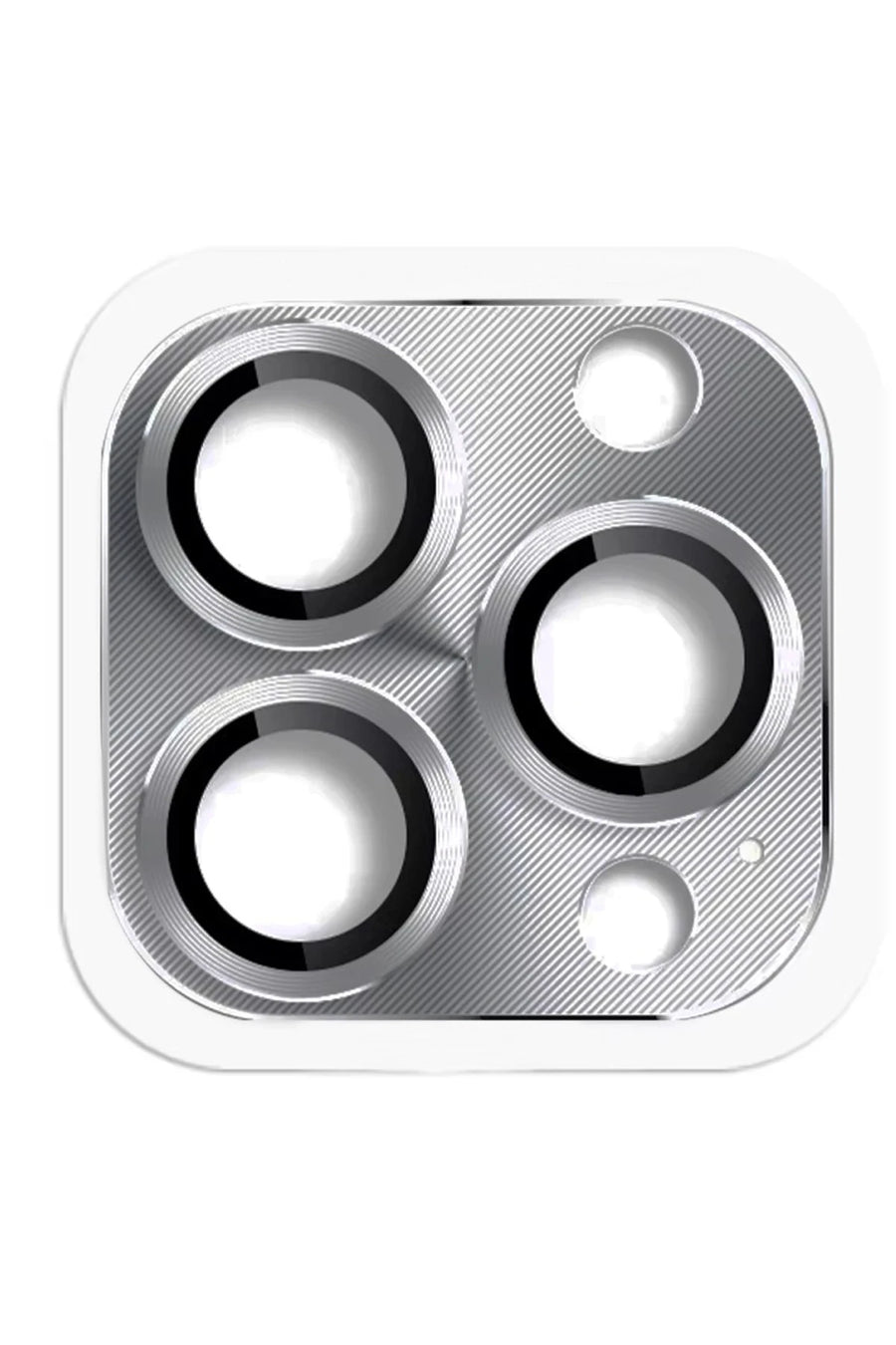 Newface Apple iPhone 16 Pro Max Pers Alüminyum Kamera Lens - Gri