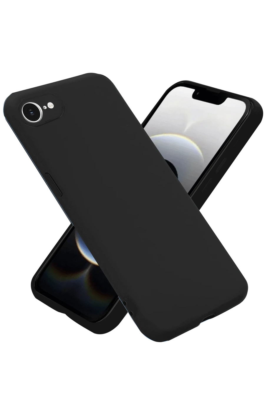 Newface Apple iPhone 16E Kılıf First Silikon - Siyah