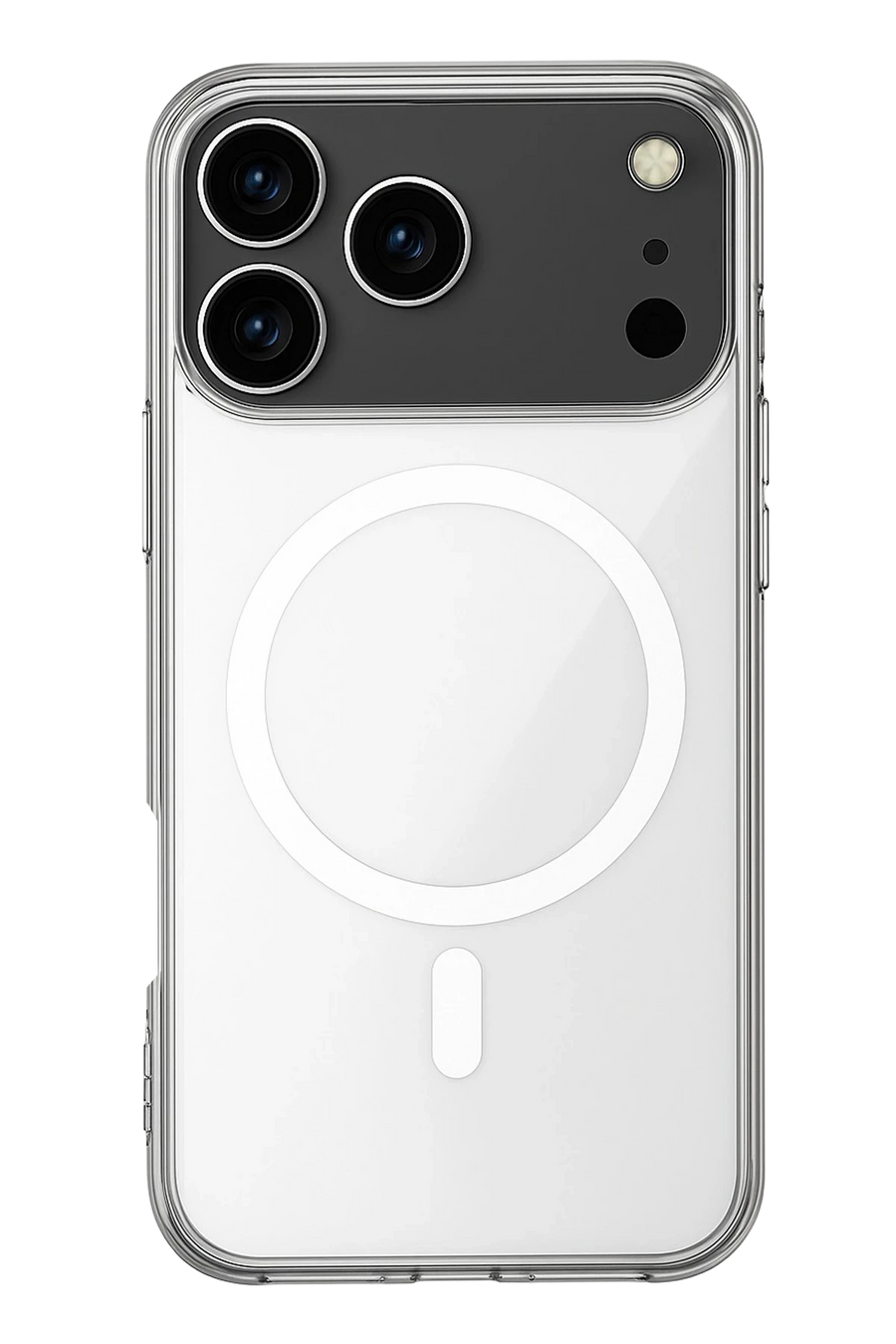 Newface Apple iPhone 17 Pro Max Kılıf Magneticsafe Şeffaf Silikon - Şeffaf
