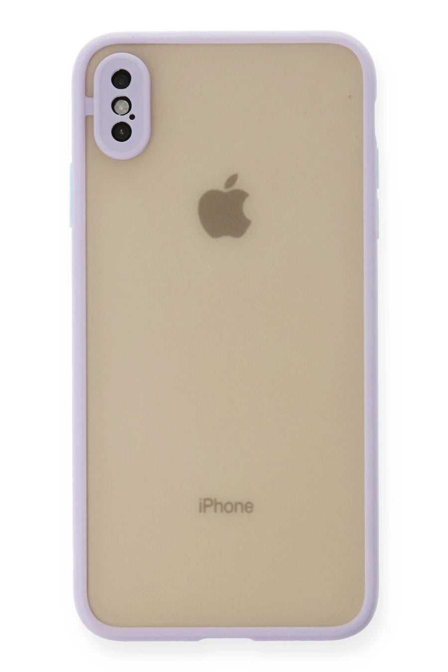 Newface Apple iPhone XS Max Kılıf Montreal Silikon Kapak - Mor
