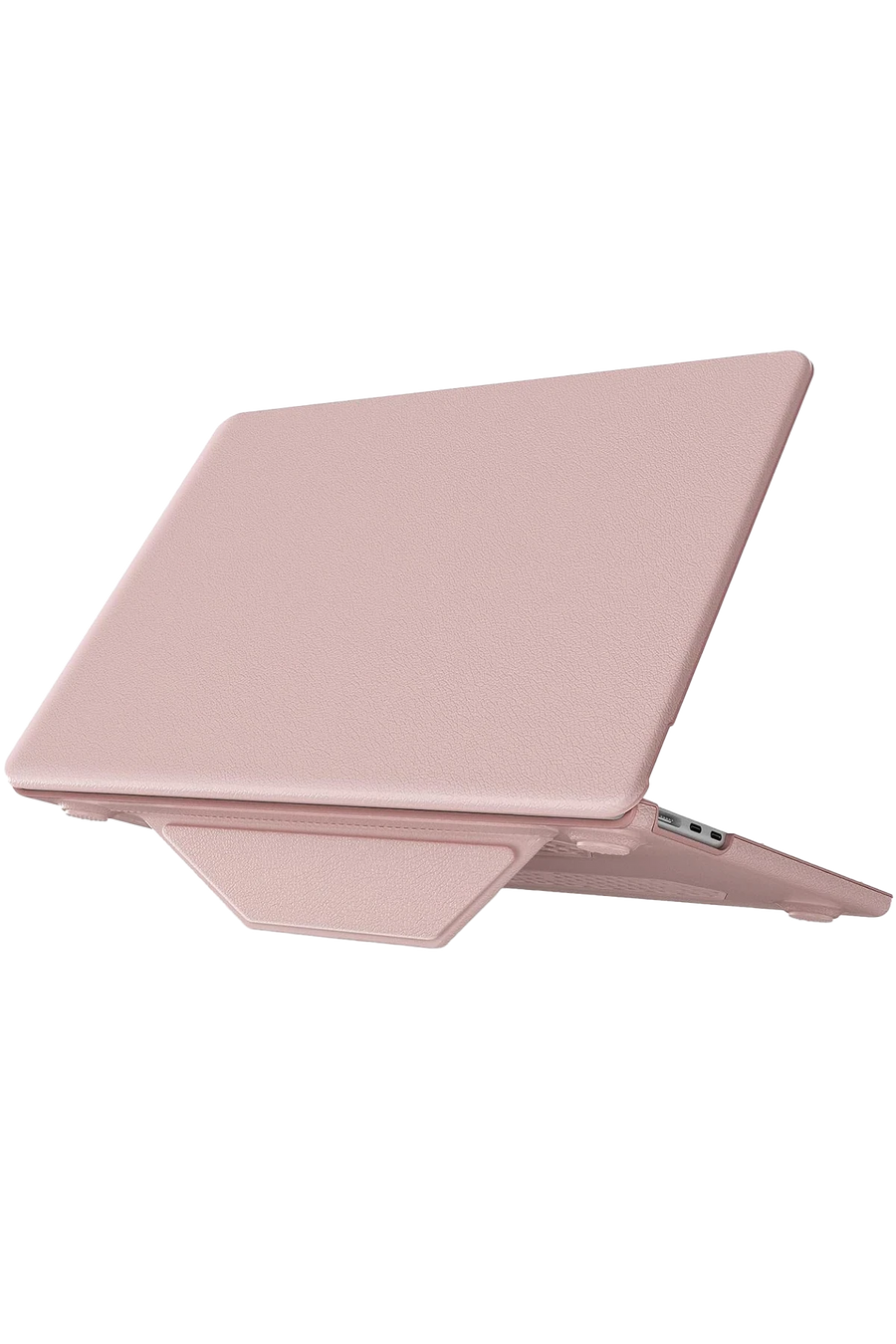 Newface Apple Macbook Pro 14 2021 Macbook Deri Kapak - Pembe