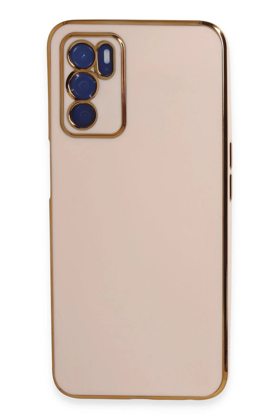 Newface Oppo A16 Kılıf Volet Silikon - Pembe