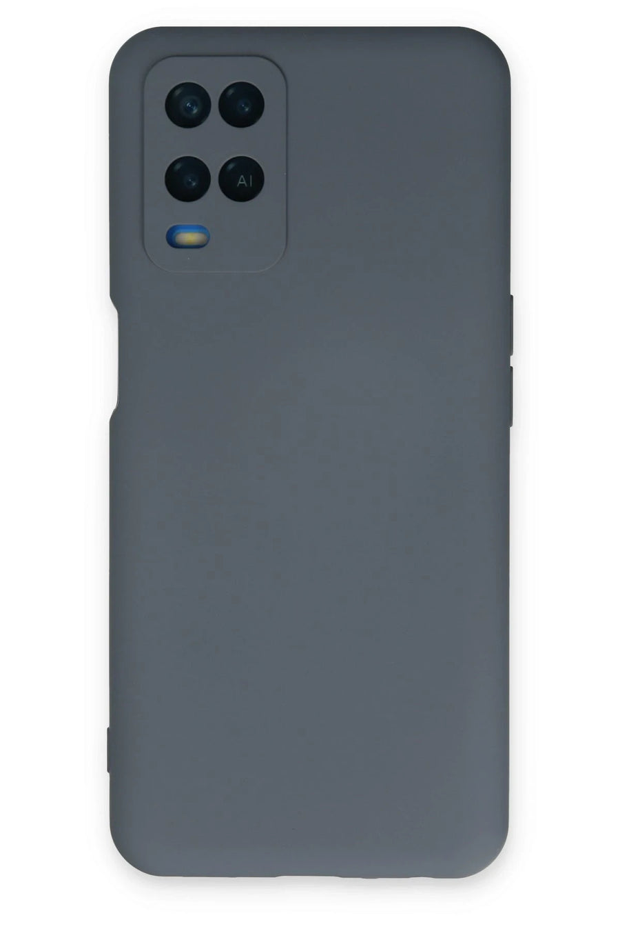 Newface Oppo A54 4G Kılıf Nano içi Kadife Silikon - Gri