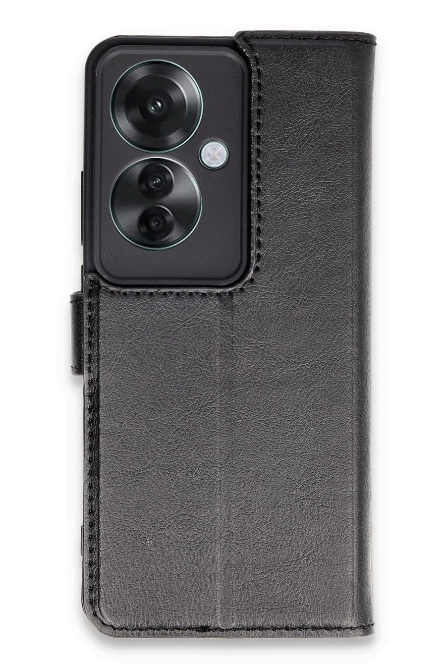 Newface Oppo Reno 11F Kılıf Trend S Plus Kapaklı Kılıf - Siyah