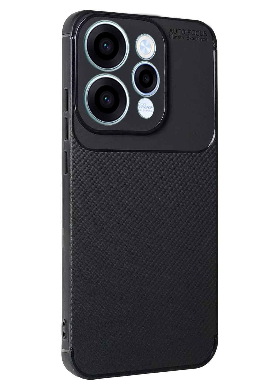 Newface Oppo Reno 15 Auto Focus Karbon Kapak - Siyah
