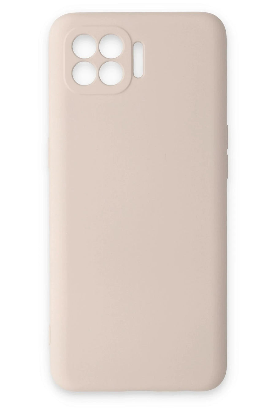 Newface Oppo Reno 4 Lite Kılıf Nano içi Kadife Silikon - Pudra