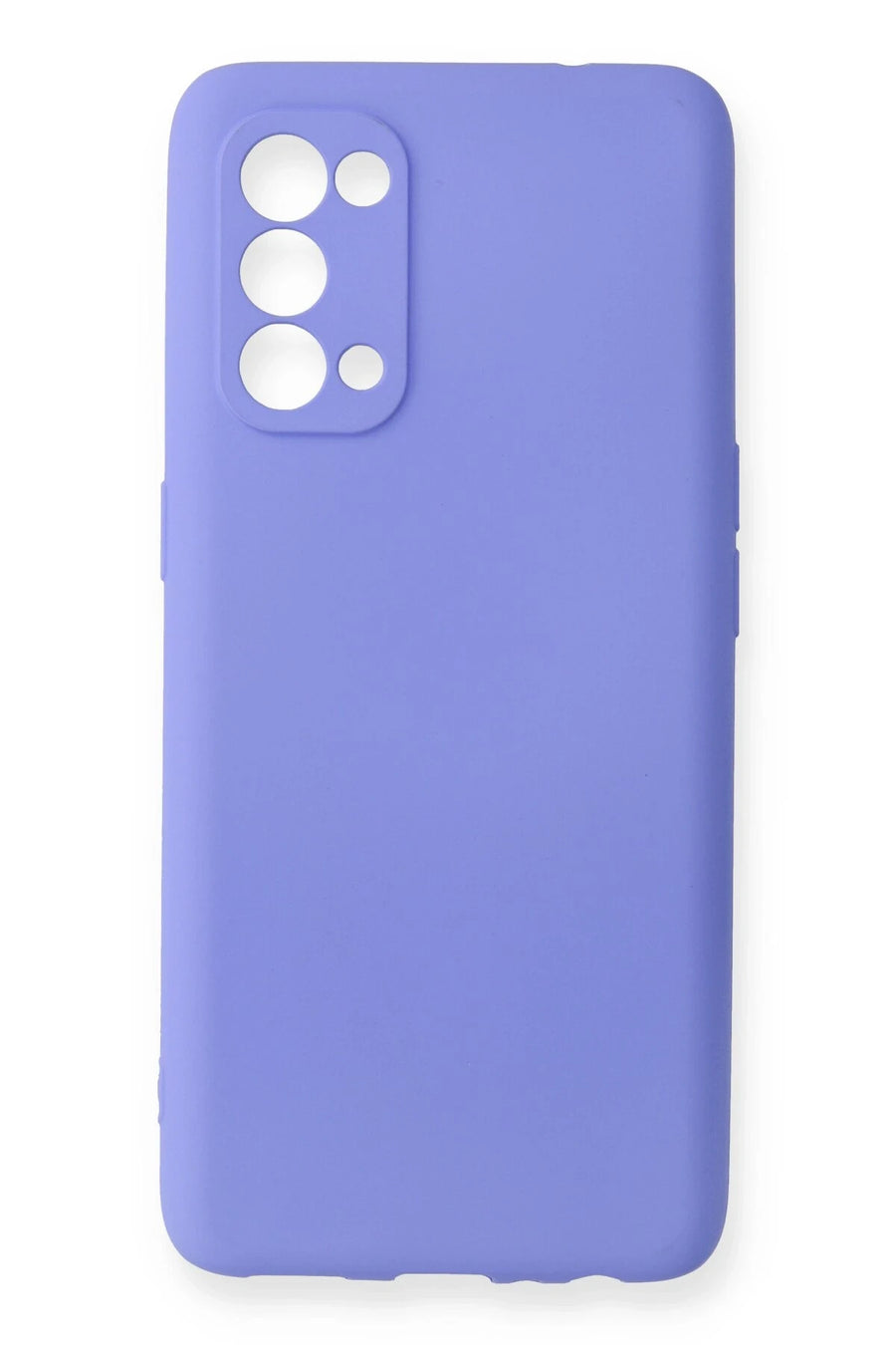 Newface Oppo Reno 5 Kılıf First Silikon - Lila