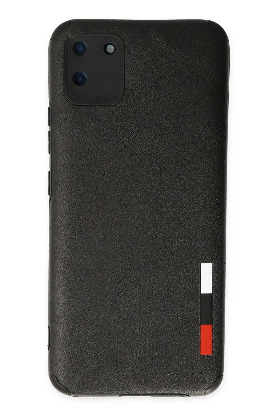 Newface Realme C11 Kılıf Loop Deri Silikon - Siyah