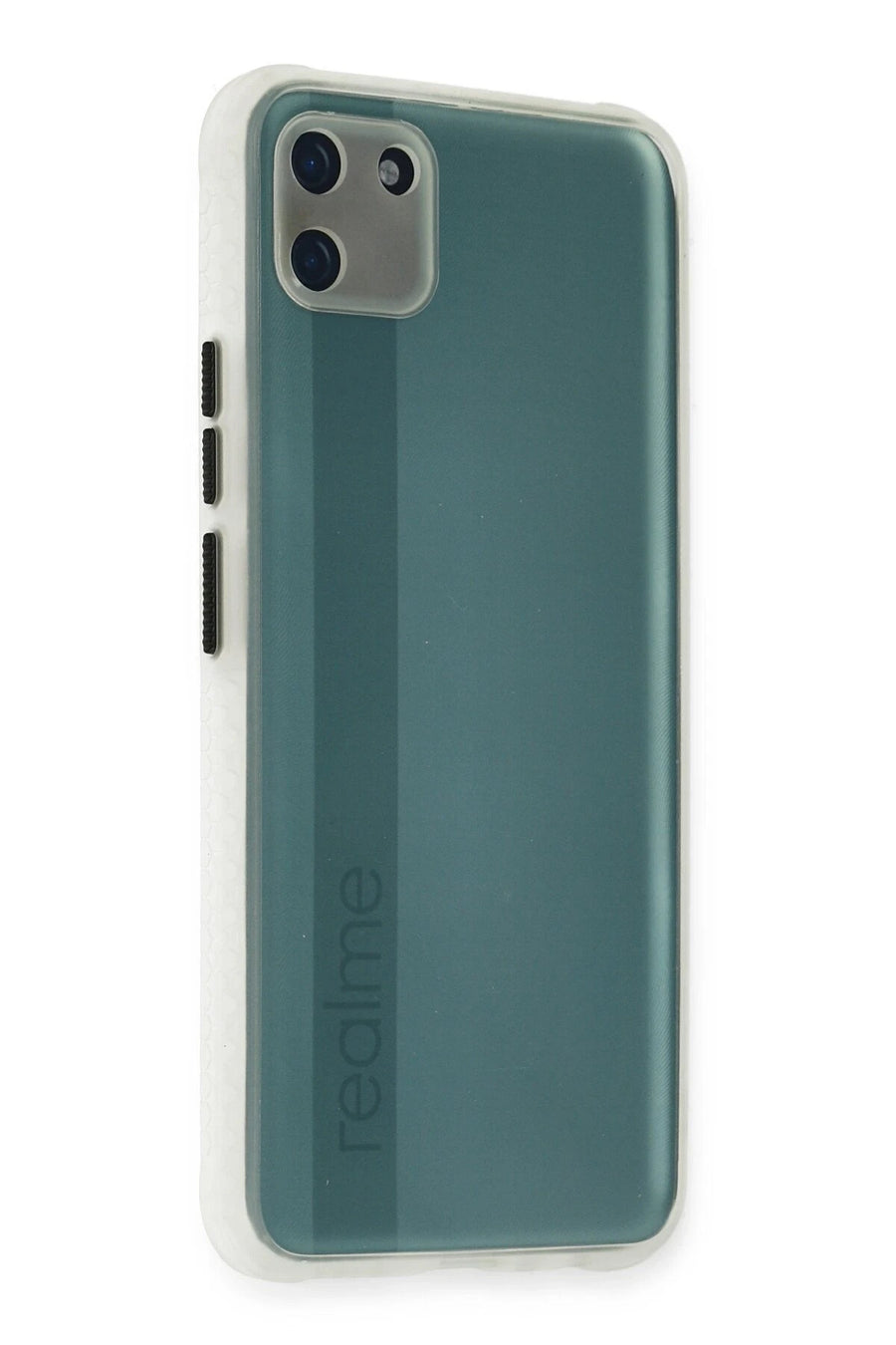 Newface Realme C11 Kılıf Miami Şeffaf Silikon - Şeffaf