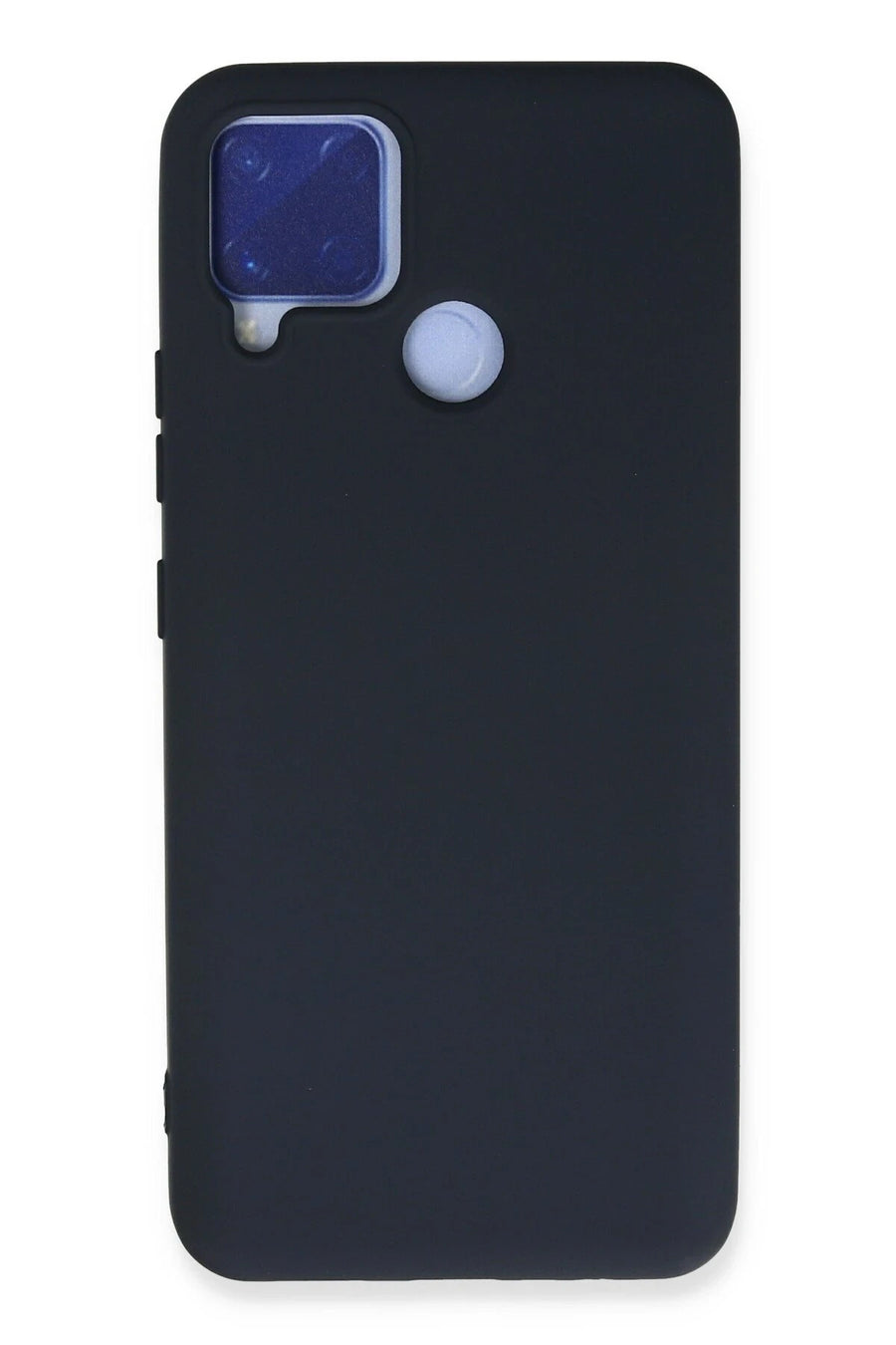 Newface Realme C15 Kılıf Nano içi Kadife Silikon - Lacivert
