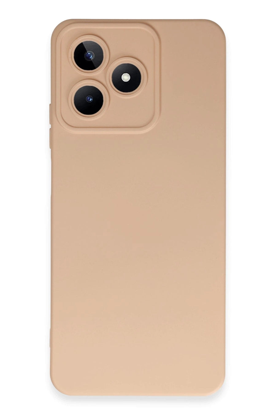 Newface Realme C53 Kılıf Nano içi Kadife Silikon - Pudra